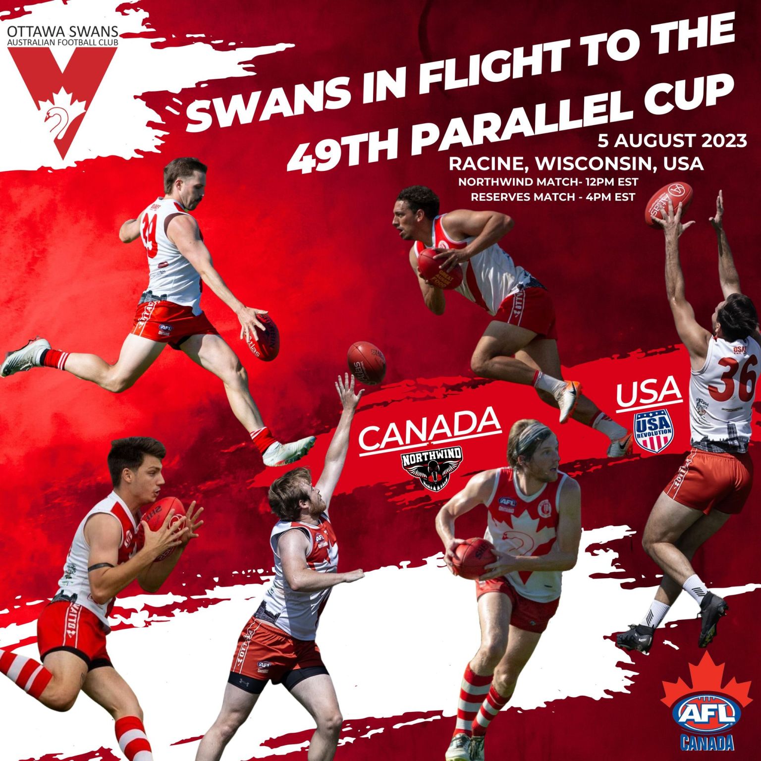 Ottawa Swans Players Gear Up for the Parallel Cup Showdown